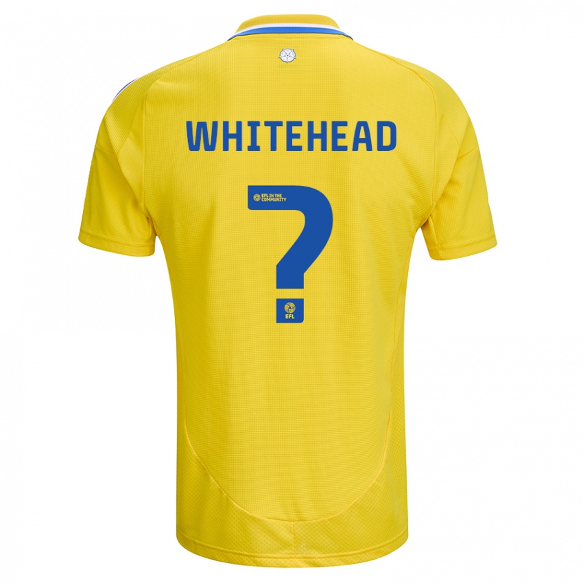 Niño Camiseta Louie Whitehead #0 Amarillo Azul 2ª Equipación 2024/25 La Camisa Chile