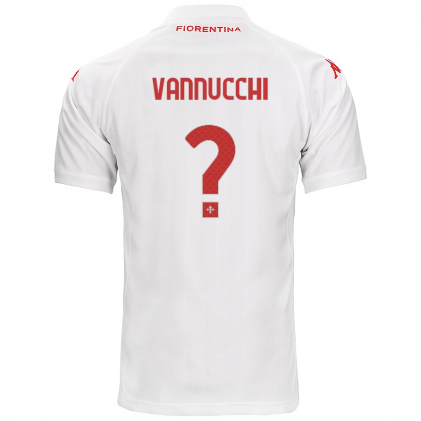 Niño Camiseta Tommaso Vannucchi #0 Blanco 2ª Equipación 2024/25 La Camisa Chile