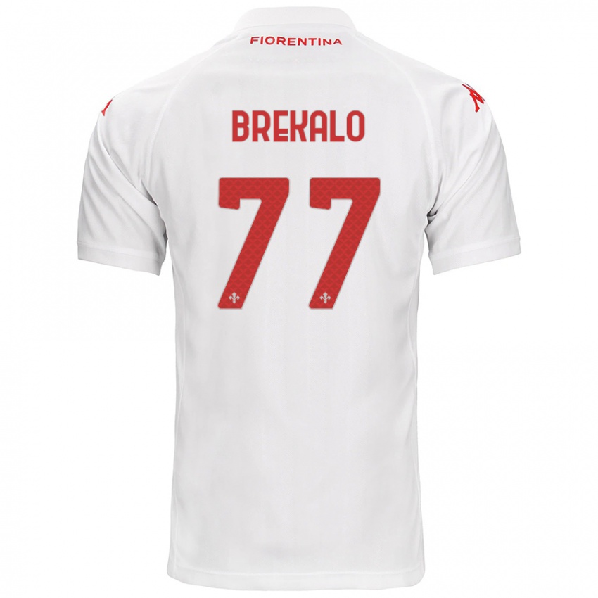 Niño Camiseta Josip Brekalo #77 Blanco 2ª Equipación 2024/25 La Camisa Chile