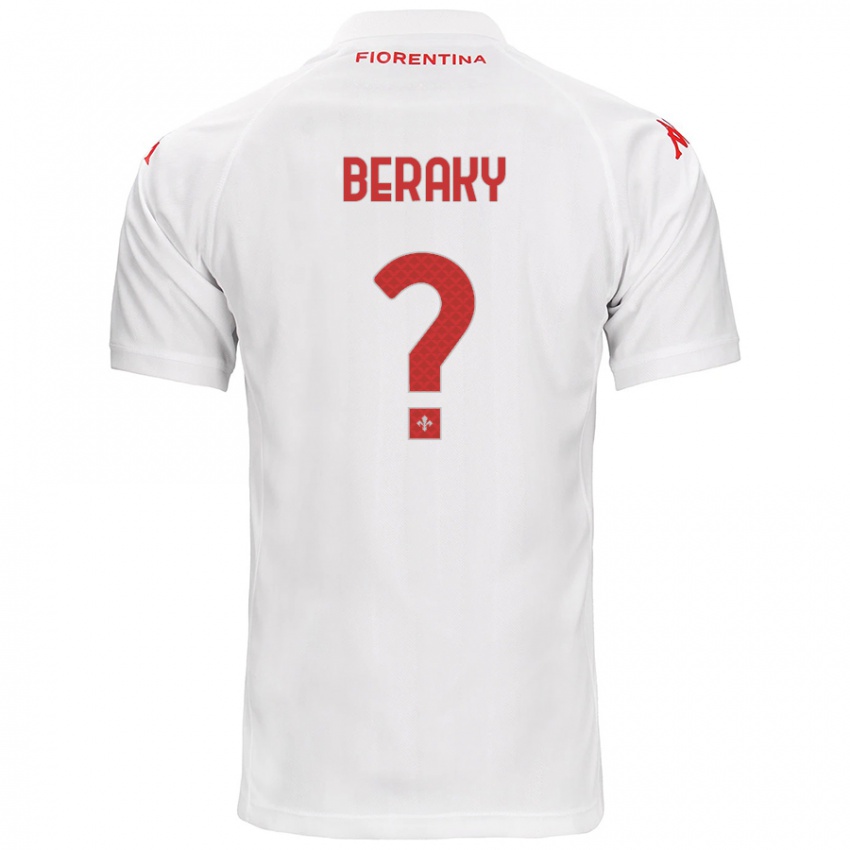 Niño Camiseta Mussie Beraky #0 Blanco 2ª Equipación 2024/25 La Camisa Chile