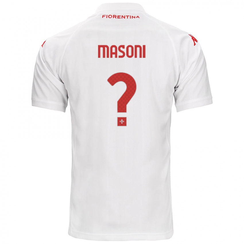 Niño Camiseta Tommaso Masoni #0 Blanco 2ª Equipación 2024/25 La Camisa Chile