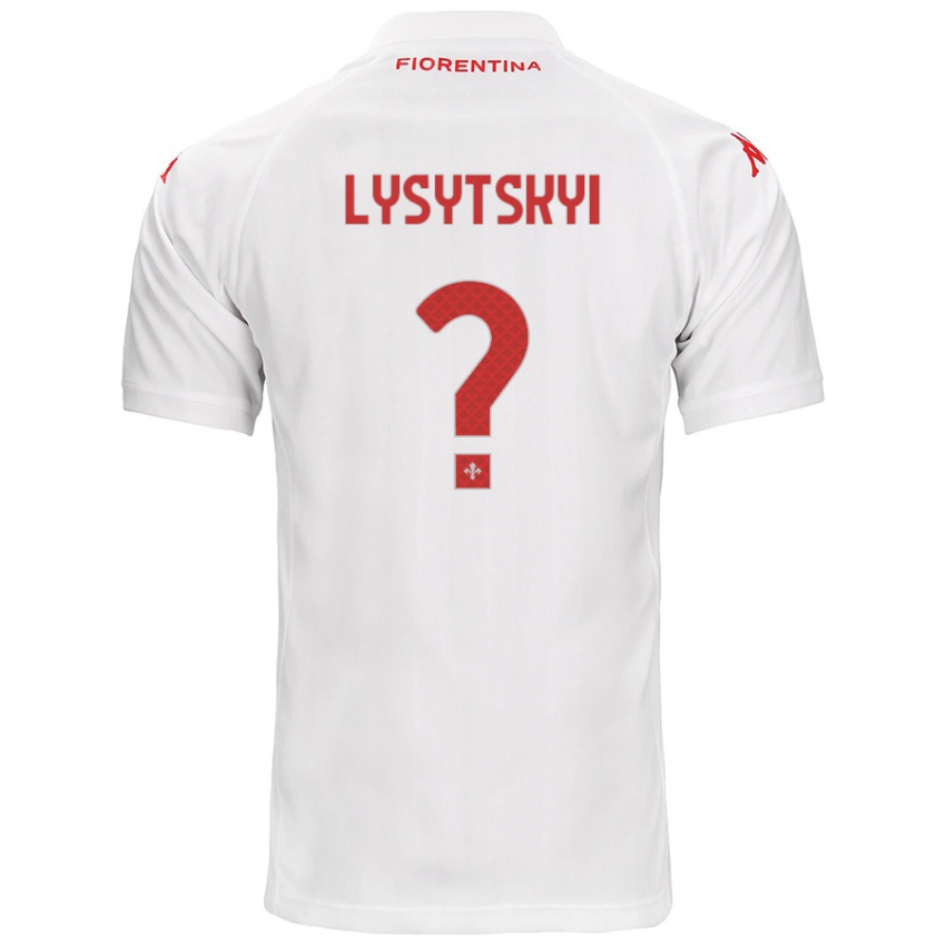 Niño Camiseta Andriy Lysytskyi #0 Blanco 2ª Equipación 2024/25 La Camisa Chile