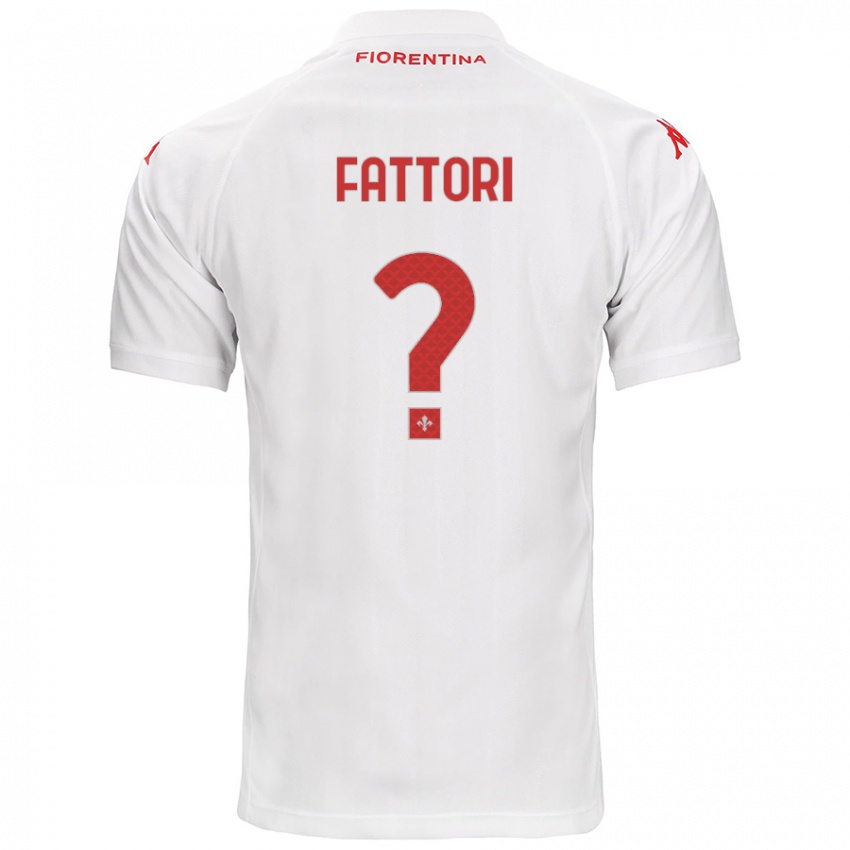 Niño Camiseta Filippo Fattori #0 Blanco 2ª Equipación 2024/25 La Camisa Chile