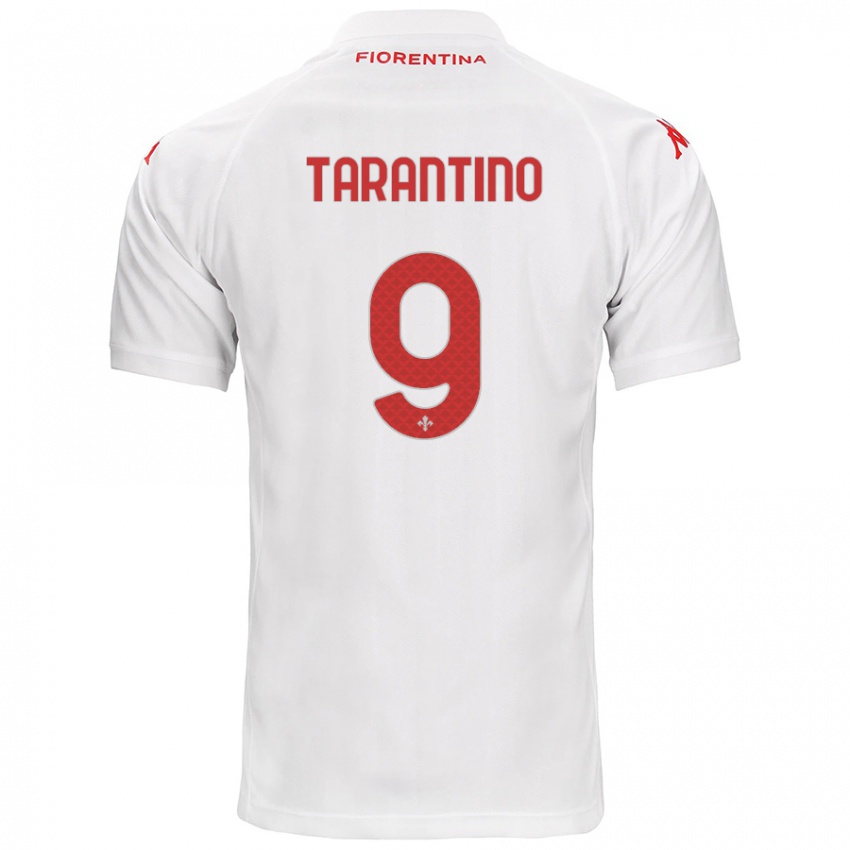 Niño Camiseta Jacopo Tarantino #9 Blanco 2ª Equipación 2024/25 La Camisa Chile