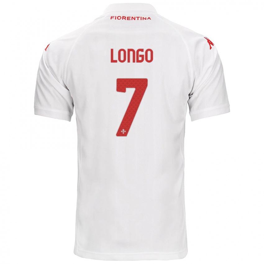 Niño Camiseta Miriam Longo #7 Blanco 2ª Equipación 2024/25 La Camisa Chile