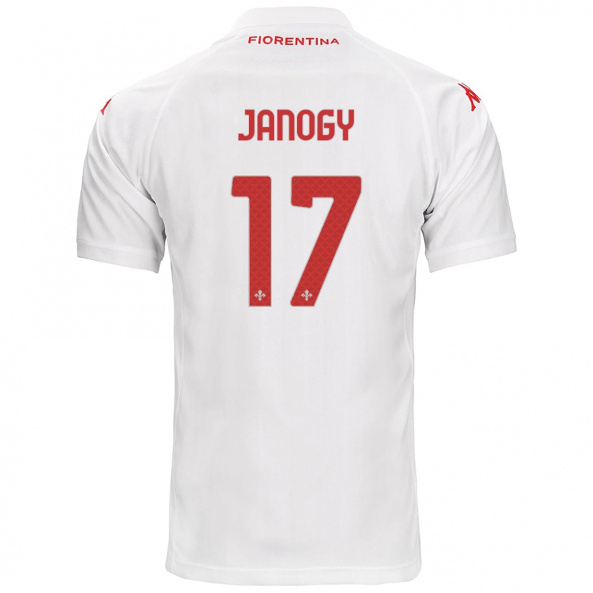 Niño Camiseta Madelen Janogy #17 Blanco 2ª Equipación 2024/25 La Camisa Chile