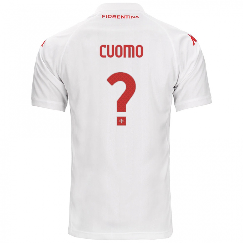 Niño Camiseta Raffaele Cuomo #0 Blanco 2ª Equipación 2024/25 La Camisa Chile