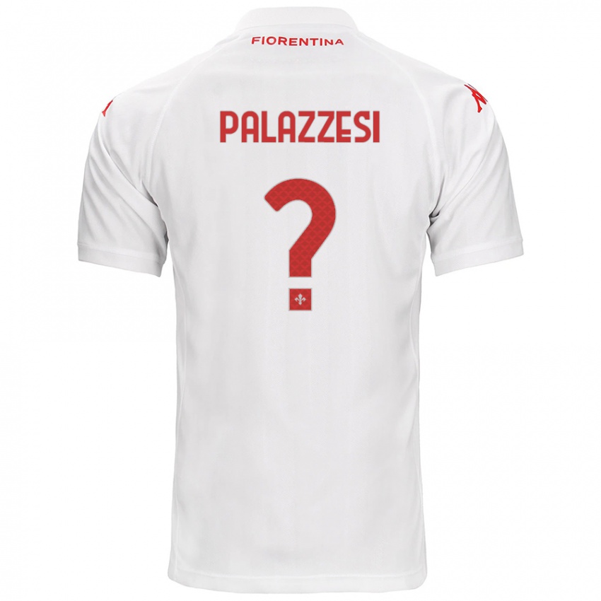 Niño Camiseta Yuri Palazzesi #0 Blanco 2ª Equipación 2024/25 La Camisa Chile