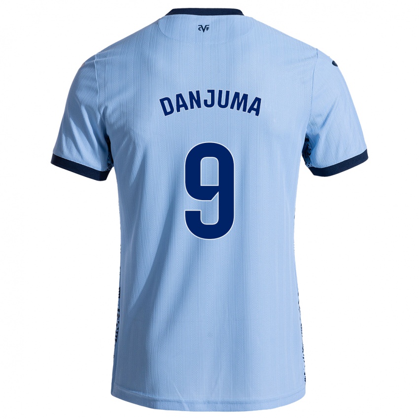 Niño Camiseta Arnaut Danjuma #9 Azul Cielo 2ª Equipación 2024/25 La Camisa Chile