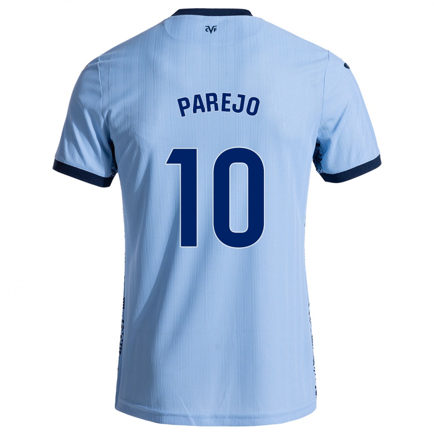 Niño Camiseta Dani Parejo #10 Azul Cielo 2ª Equipación 2024/25 La Camisa Chile