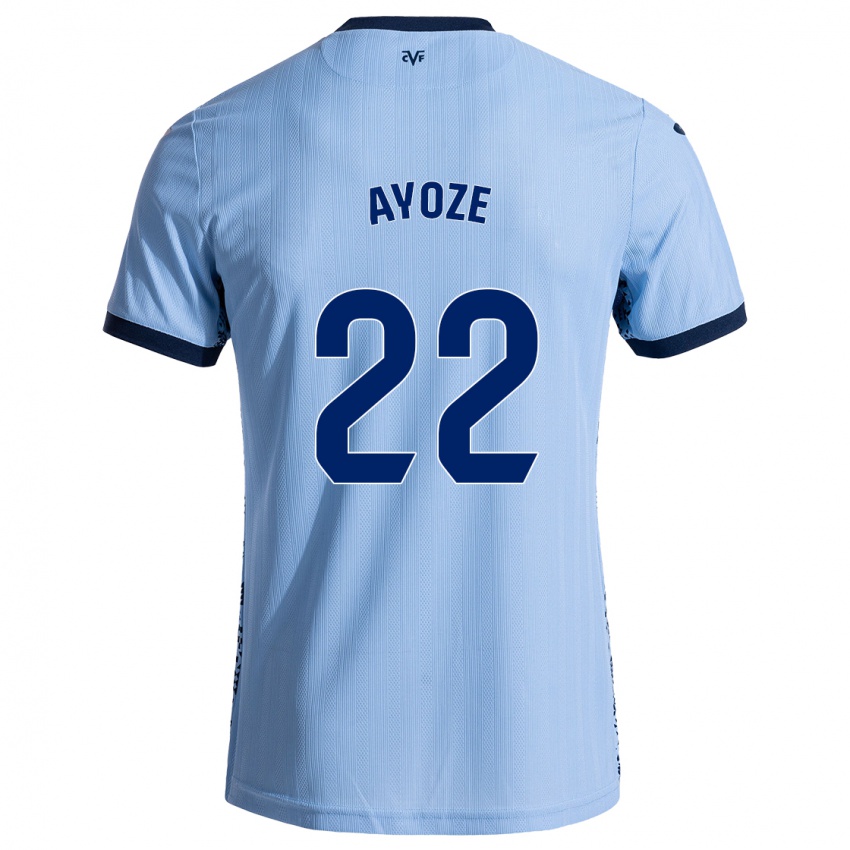 Niño Camiseta Ayoze Pérez #22 Azul Cielo 2ª Equipación 2024/25 La Camisa Chile