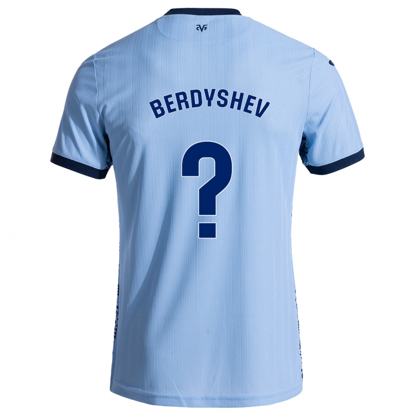 Niño Camiseta Tikhon Berdyshev #0 Azul Cielo 2ª Equipación 2024/25 La Camisa Chile