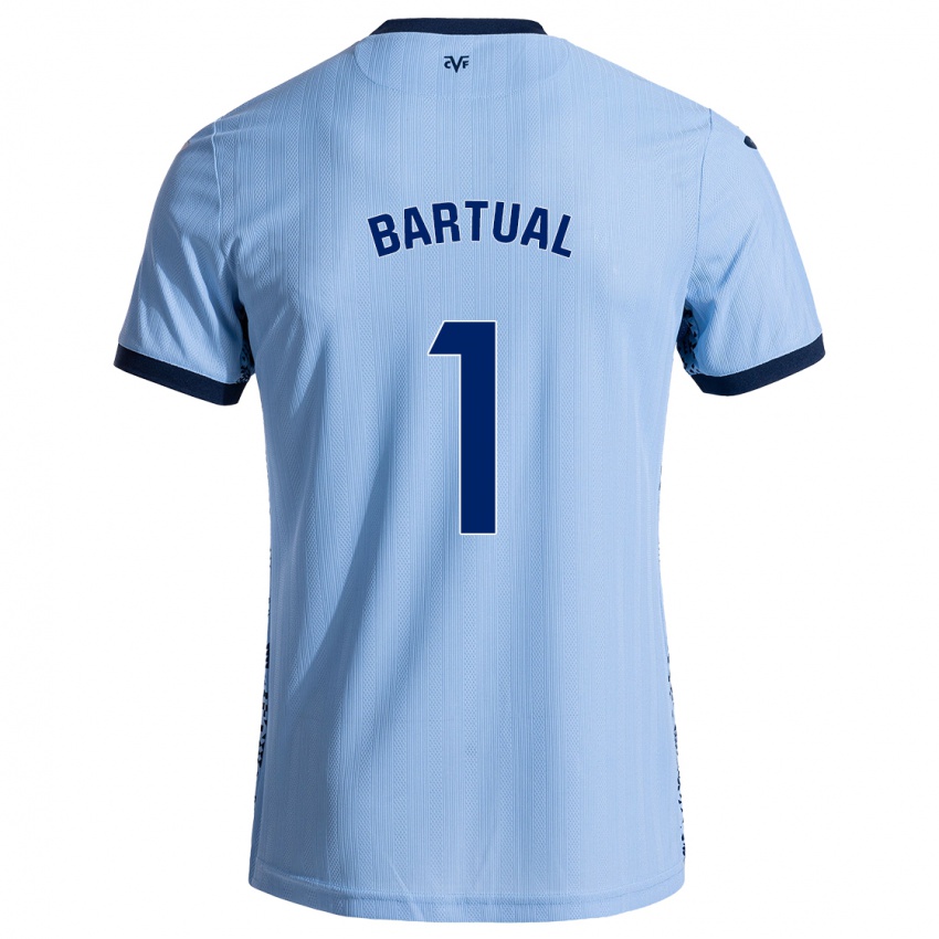 Niño Camiseta Kike Bartual #1 Azul Cielo 2ª Equipación 2024/25 La Camisa Chile