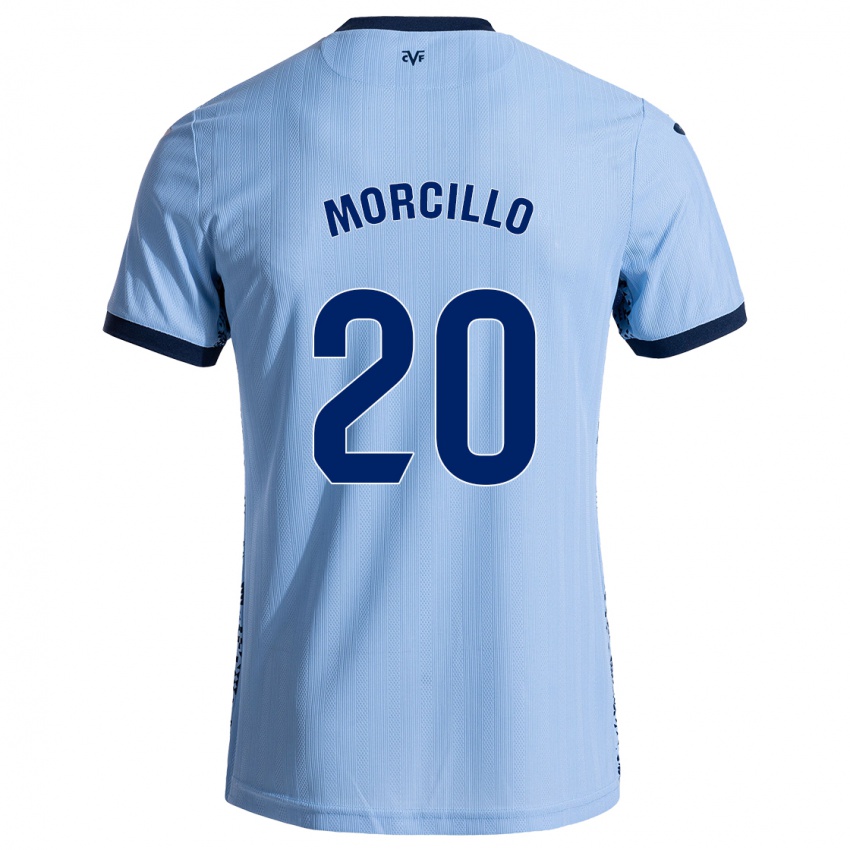 Niño Camiseta Raquel Morcillo #20 Azul Cielo 2ª Equipación 2024/25 La Camisa Chile