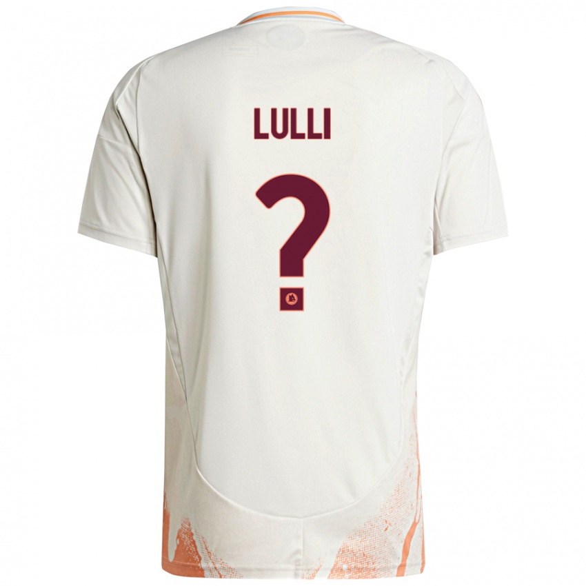 Niño Camiseta Emanuele Lulli #0 Crema Blanco Naranja 2ª Equipación 2024/25 La Camisa Chile