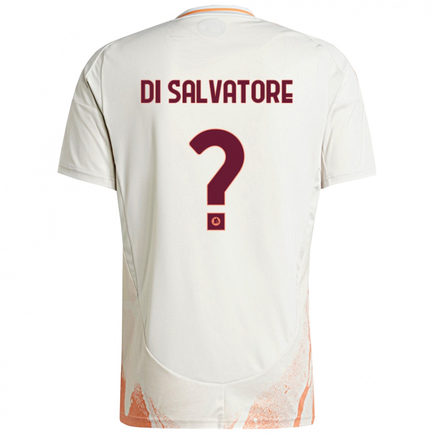 Niño Camiseta Diego Di Salvatore #0 Crema Blanco Naranja 2ª Equipación 2024/25 La Camisa Chile