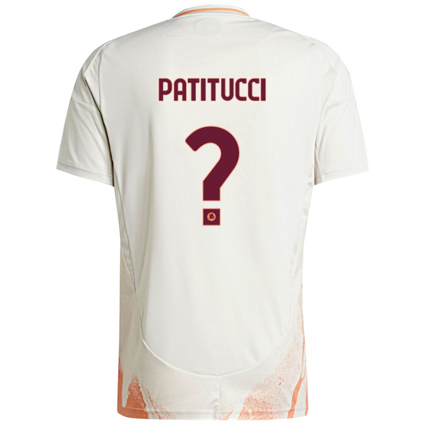 Niño Camiseta Christian Patitucci #0 Crema Blanco Naranja 2ª Equipación 2024/25 La Camisa Chile