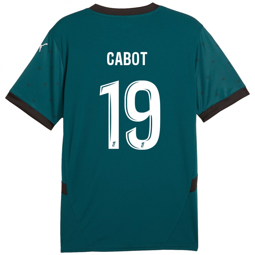 Niño Camiseta Jimmy Cabot #19 Verde Oscuro 2ª Equipación 2024/25 La Camisa Chile