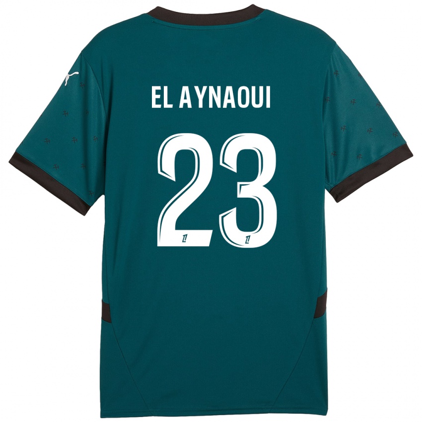 Niño Camiseta Neil El Aynaoui #23 Verde Oscuro 2ª Equipación 2024/25 La Camisa Chile