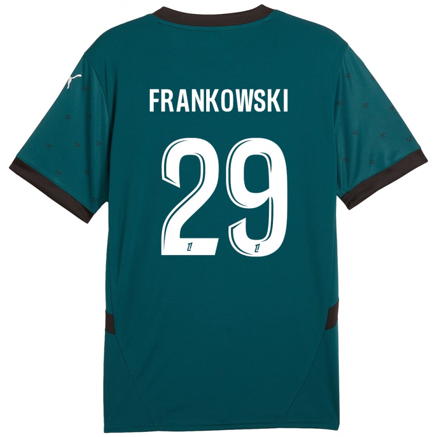 Niño Camiseta Przemyslaw Frankowski #29 Verde Oscuro 2ª Equipación 2024/25 La Camisa Chile