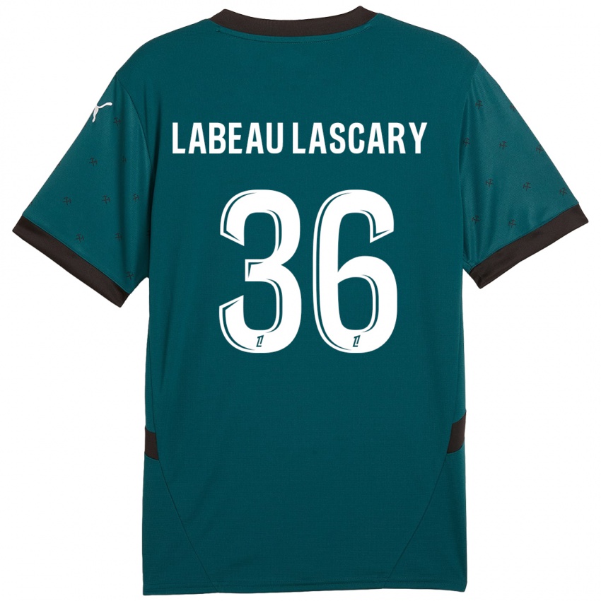 Niño Camiseta Rémy Labeau Lascary #36 Verde Oscuro 2ª Equipación 2024/25 La Camisa Chile