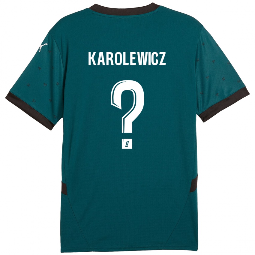 Niño Camiseta Roman Karolewicz #0 Verde Oscuro 2ª Equipación 2024/25 La Camisa Chile