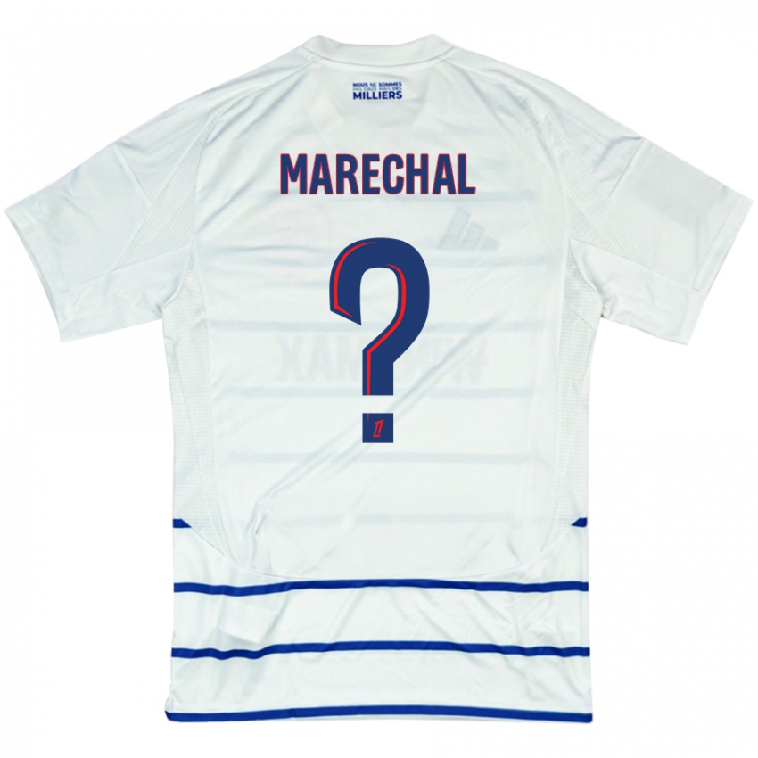 Niño Camiseta Max Marechal #0 Blanco Azul 2ª Equipación 2024/25 La Camisa Chile