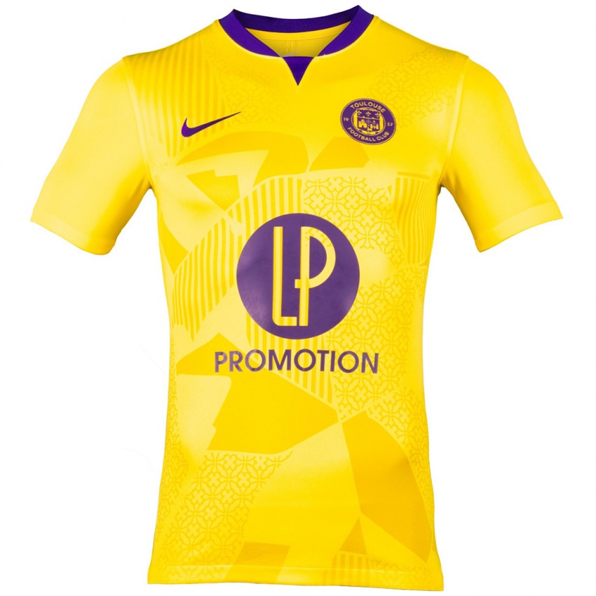 Niño Camiseta Vincent Sierro #8 Amarillo Morado 2ª Equipación 2024/25 La Camisa Chile