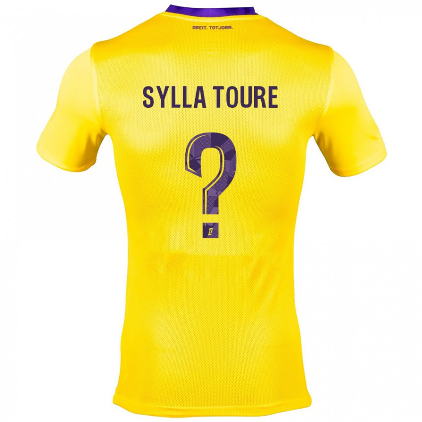 Niño Camiseta Ismael Sylla Touré #0 Amarillo Morado 2ª Equipación 2024/25 La Camisa Chile