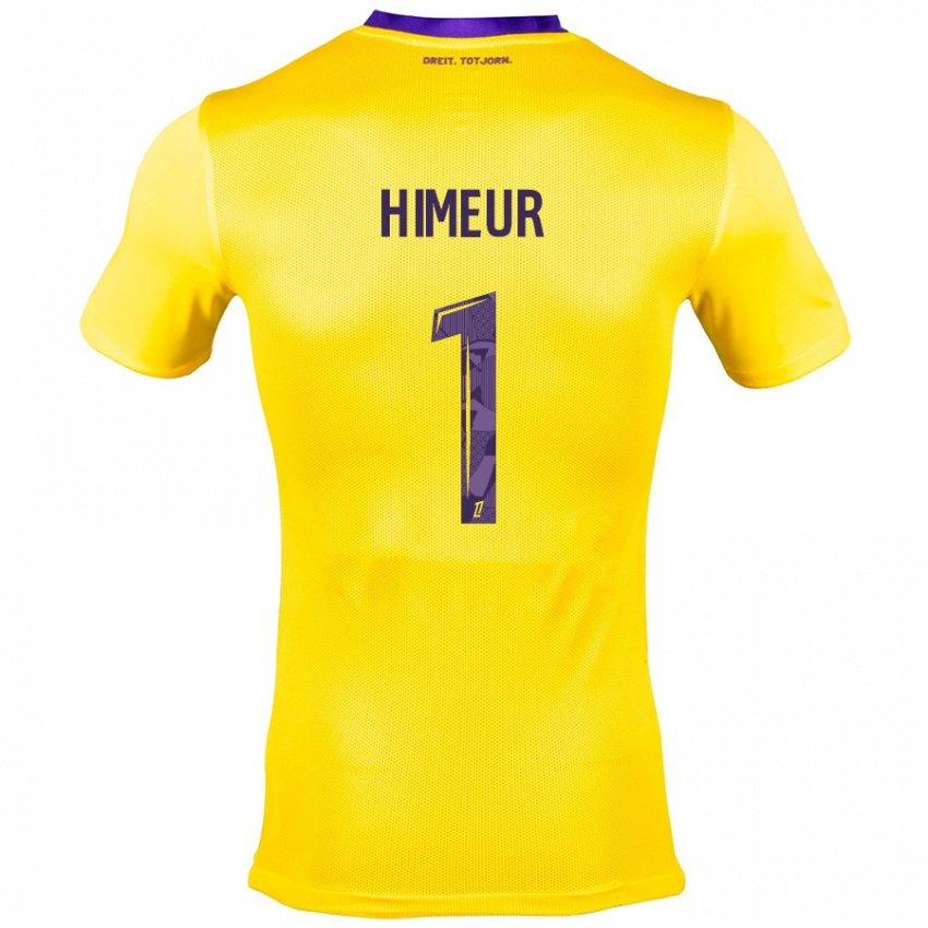 Niño Camiseta Thomas Himeur #1 Amarillo Morado 2ª Equipación 2024/25 La Camisa Chile