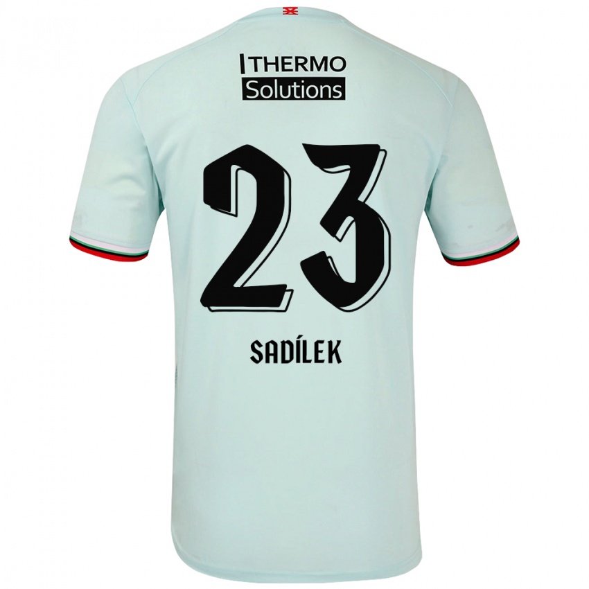 Niño Camiseta Michal Sadilek #23 Verde Claro 2ª Equipación 2024/25 La Camisa Chile