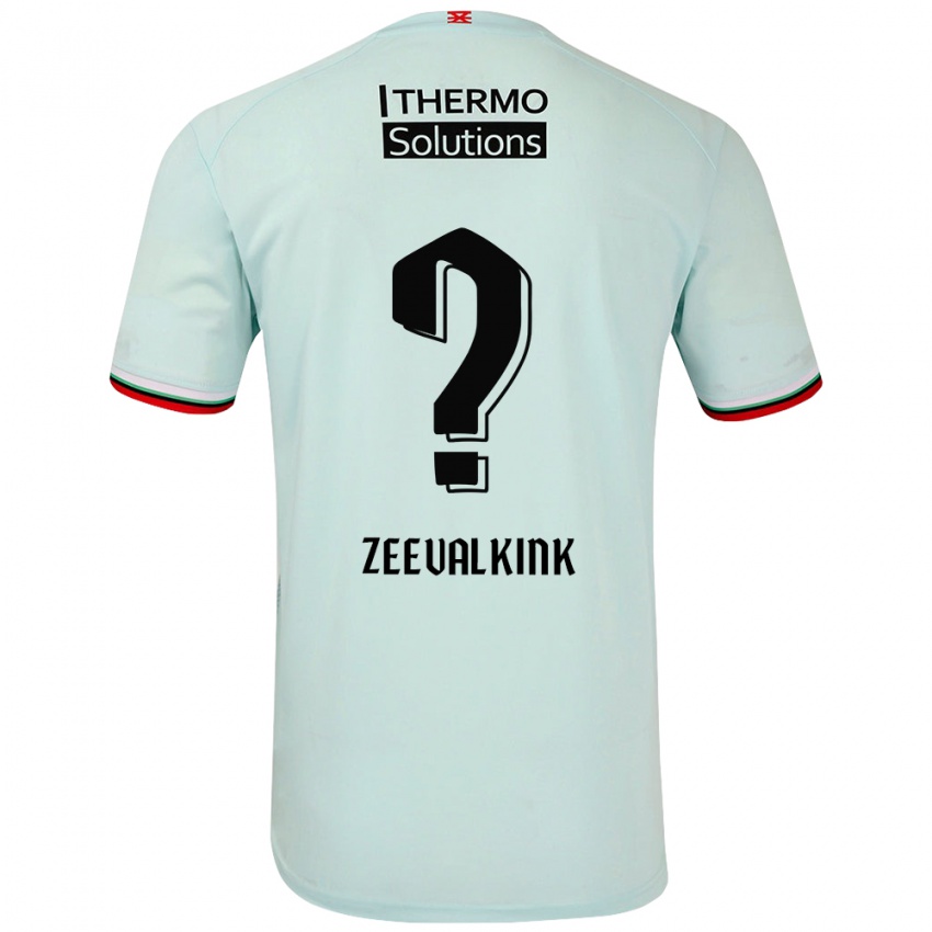 Niño Camiseta Leco Zeevalkink #0 Verde Claro 2ª Equipación 2024/25 La Camisa Chile