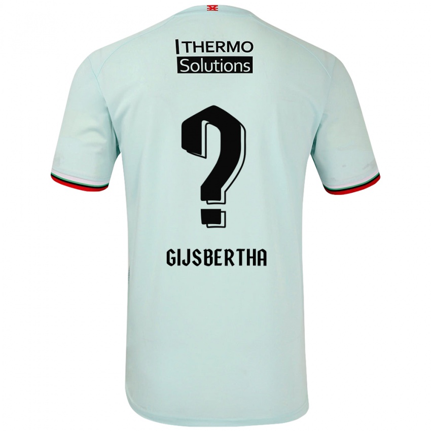 Niño Camiseta Tyrese Gijsbertha #0 Verde Claro 2ª Equipación 2024/25 La Camisa Chile