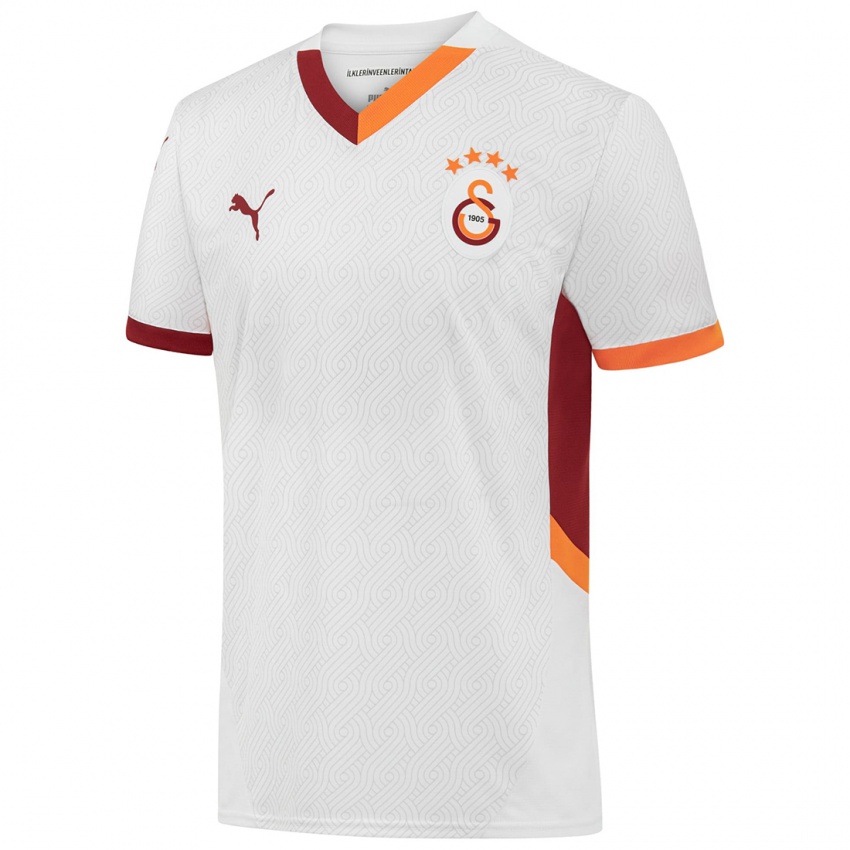 Niño Camiseta Berat Yilmaz #0 Blanco Amarillo Rojo 2ª Equipación 2024/25 La Camisa Chile