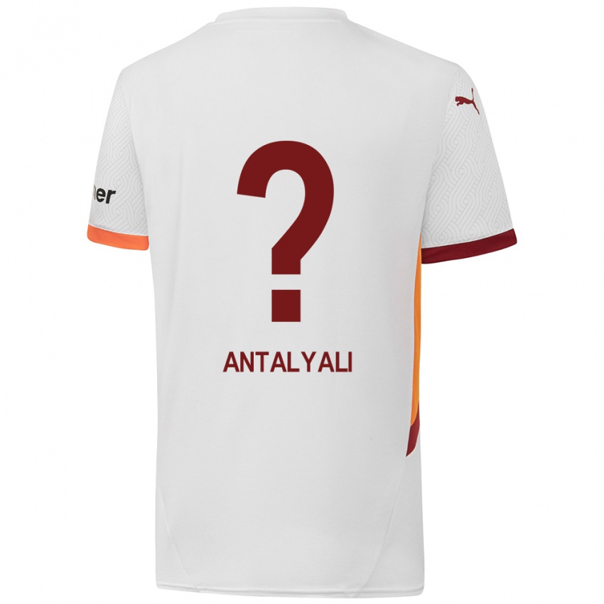 Niño Camiseta Taylan Antalyalı #0 Blanco Amarillo Rojo 2ª Equipación 2024/25 La Camisa Chile