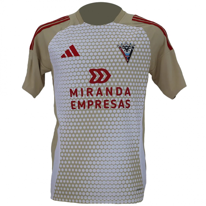 Niño Camiseta Diego Bartolomé #20 Marrón Blanco 2ª Equipación 2024/25 La Camisa Chile