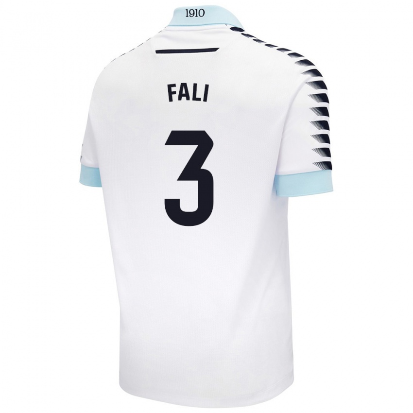 Niño Camiseta Fali #3 Blanco Azul 2ª Equipación 2024/25 La Camisa Chile