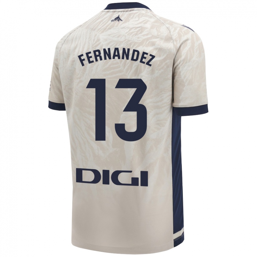 Niño Camiseta Aitor Fernández #13 Gris Claro 2ª Equipación 2024/25 La Camisa Chile