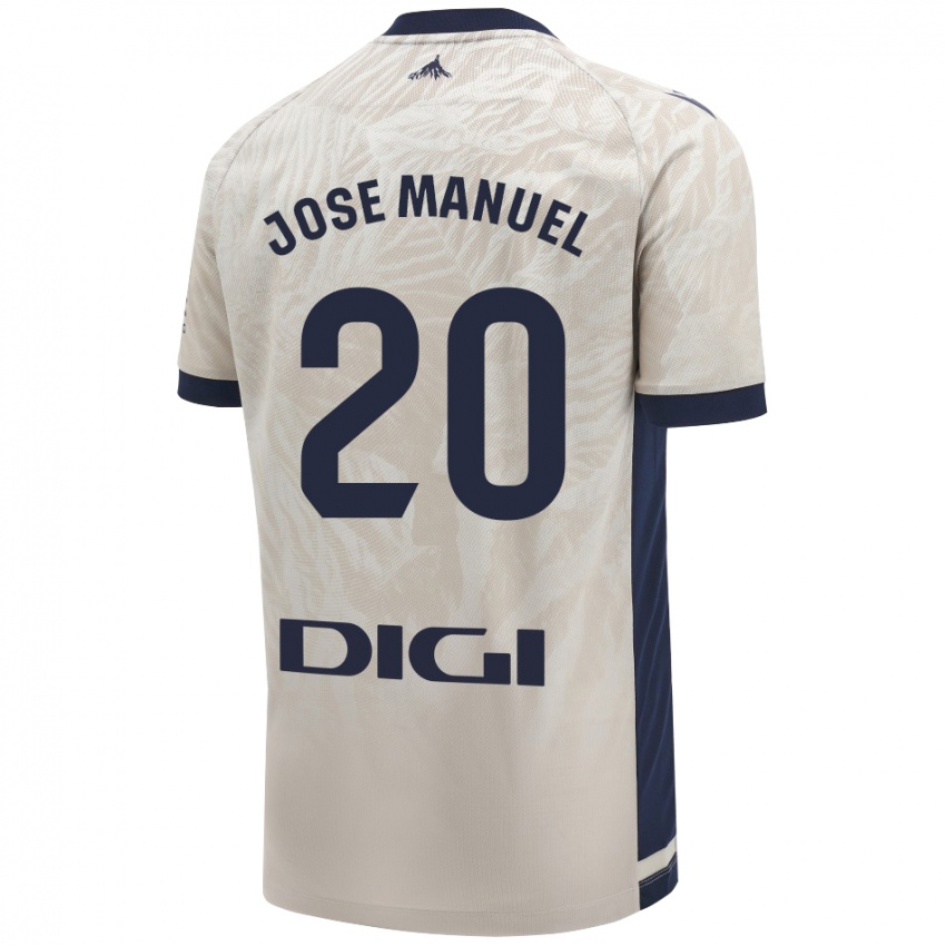 Niño Camiseta José Manuel Arnáiz #20 Gris Claro 2ª Equipación 2024/25 La Camisa Chile