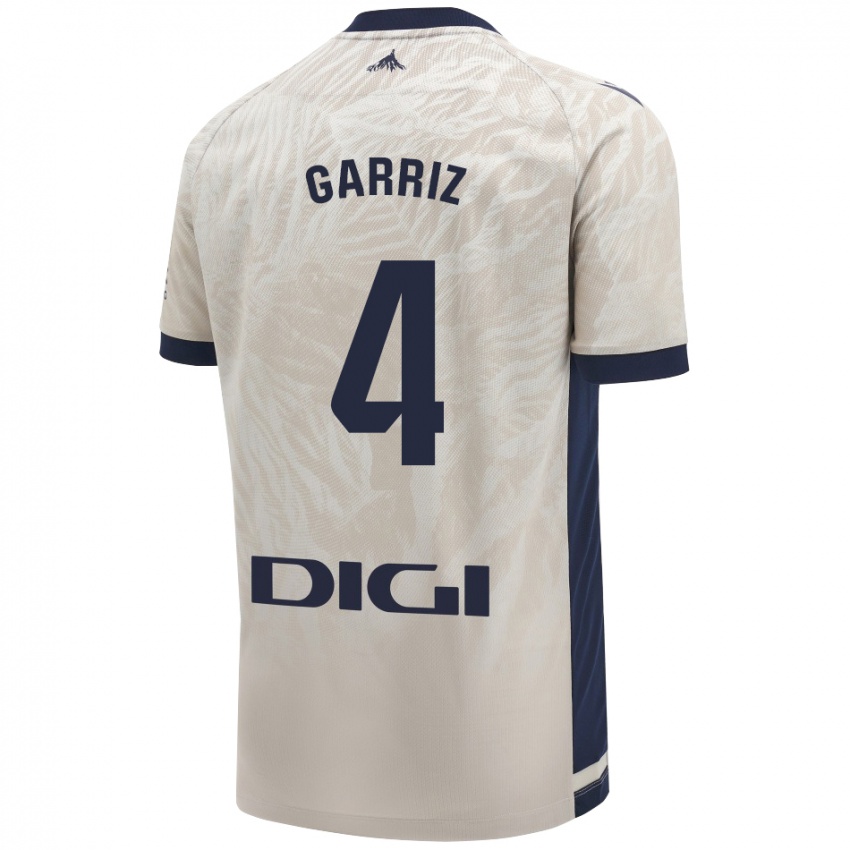 Niño Camiseta Ibaider Garriz #4 Gris Claro 2ª Equipación 2024/25 La Camisa Chile