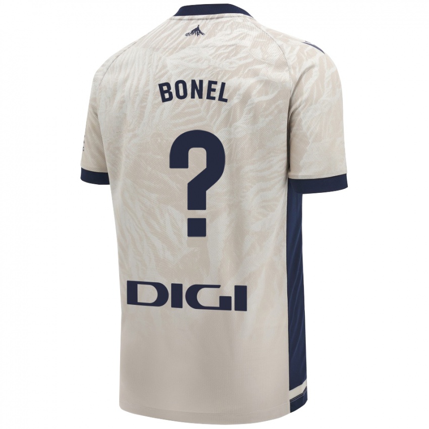 Niño Camiseta Aimar Bonel #0 Gris Claro 2ª Equipación 2024/25 La Camisa Chile