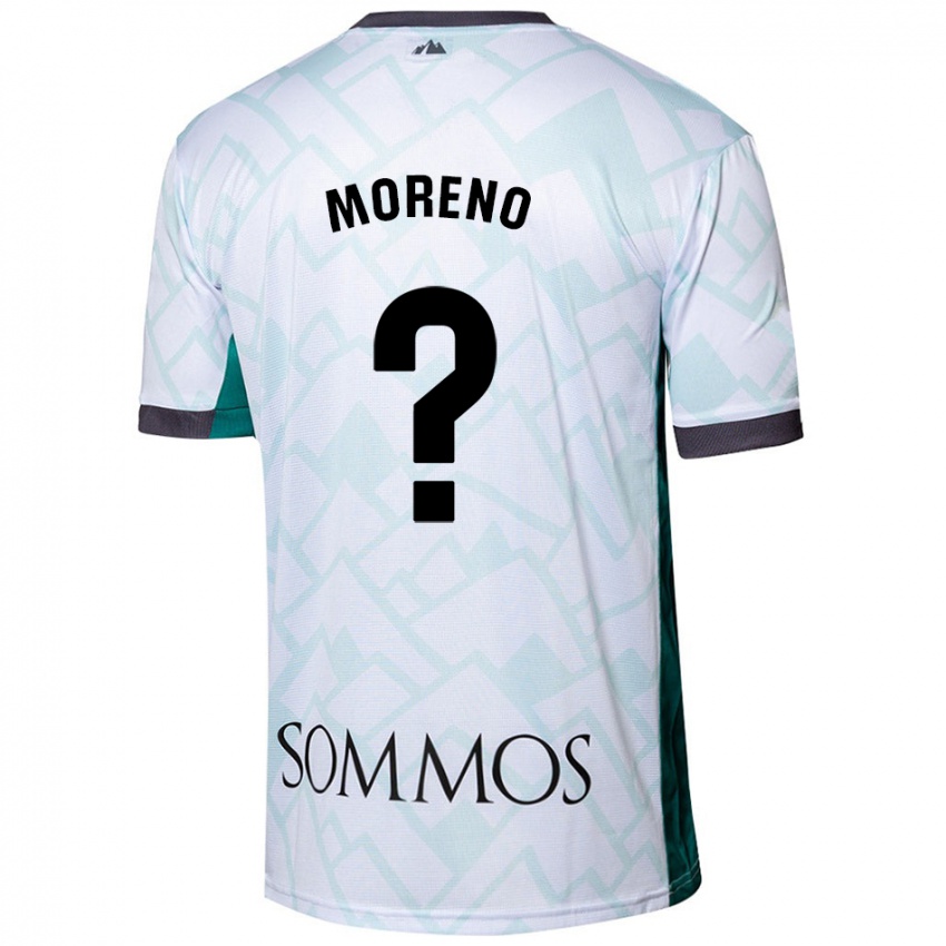 Niño Camiseta Eloy Moreno #0 Blanco Verde 2ª Equipación 2024/25 La Camisa Chile