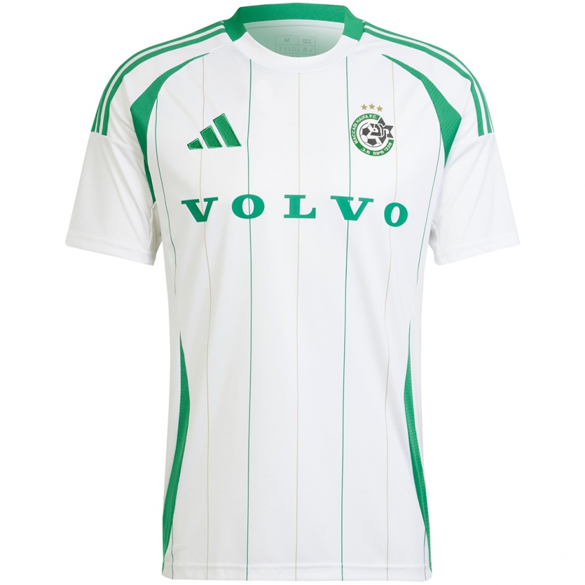 Niño Camiseta Nehoray Ifrah #0 Blanco Verde 2ª Equipación 2024/25 La Camisa Chile