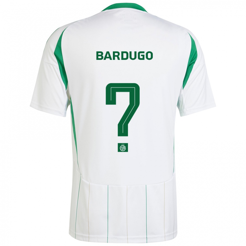 Niño Camiseta Ariel Bardugo #0 Blanco Verde 2ª Equipación 2024/25 La Camisa Chile