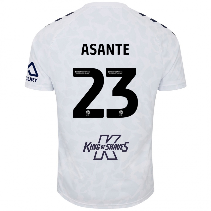 Niño Camiseta Brandon Thomas-Asante #23 Blanco 2ª Equipación 2024/25 La Camisa Chile