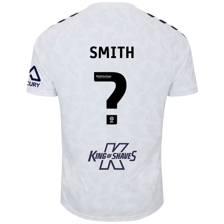 Niño Camiseta Jayden Smith #0 Blanco 2ª Equipación 2024/25 La Camisa Chile