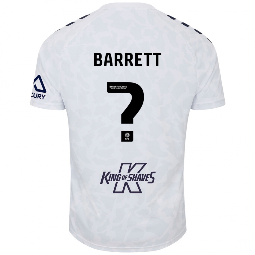 Niño Camiseta Marlow Barrett #0 Blanco 2ª Equipación 2024/25 La Camisa Chile