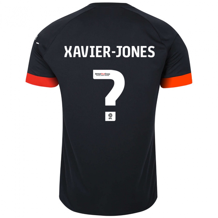 Niño Camiseta Tate Xavier-Jones #0 Negro Naranja 2ª Equipación 2024/25 La Camisa Chile