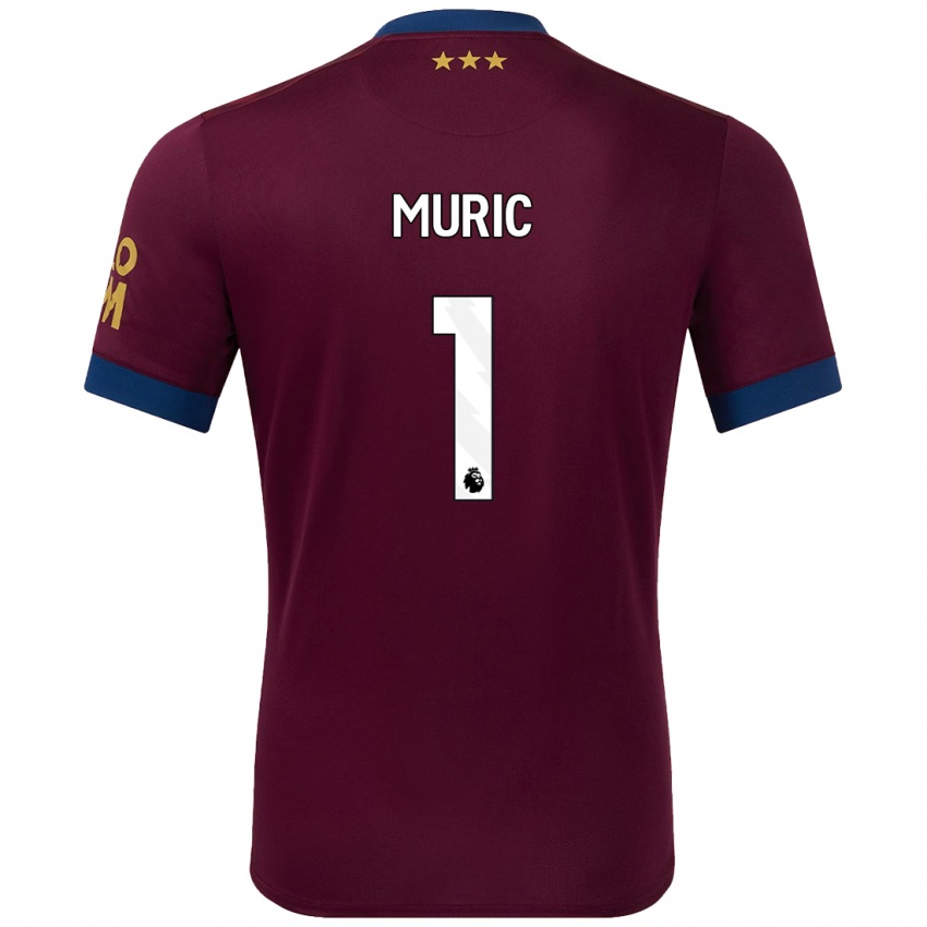 Niño Camiseta Arijanet Muric #1 Marrón 2ª Equipación 2024/25 La Camisa Chile