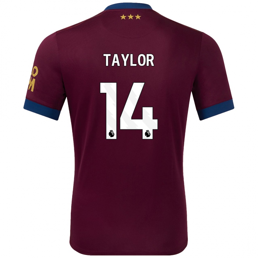 Niño Camiseta Jack Taylor #14 Marrón 2ª Equipación 2024/25 La Camisa Chile